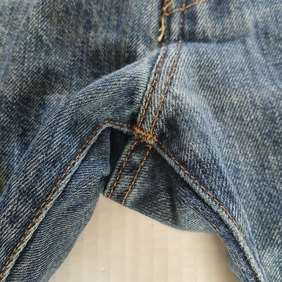 Levi's x Streetwear 501 Jeans Grass Stained Distressed Comfortable Worn In Denim - Picture 13 of 13